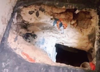 Agentes do CDPM1 Encontram Túnel de três metros