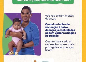os motivos para vacinação das crianças e adolescentes