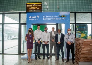 Barcelos ganha voo direto de Manaus por meio de parceria entre Governo do Amazonas e empresa Azul