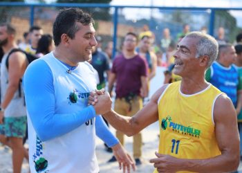 Governador Wilson Lima anuncia o projeto Mais Futevôlei nos Bairros