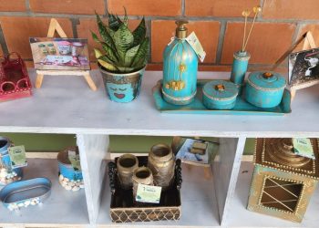 Semana do Meio Ambiente da UGPE inicia com exposição de produtos feitos com materiais recicláveis