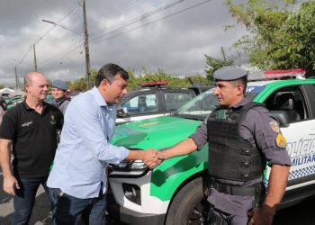 Governador Wilson Lima entrega 48 viaturas para as Polícias Civil e Militar