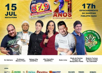 Com grande festa a Rádio A Voz das Comunidades comemora seus 21 anos nesta sexta-feira