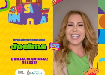 Em vídeo divulgado pelo prefeito David Almeida, Joelma anuncia presença no Passo a Paço 2022 com turnê ‘Isso é Calypso’