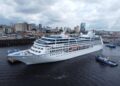 Temporada de Cruzeiro: primeiro navio do ano chega ao Amazonas trazendo 1,2 mil turistas trazendo 1,2 mil turistas